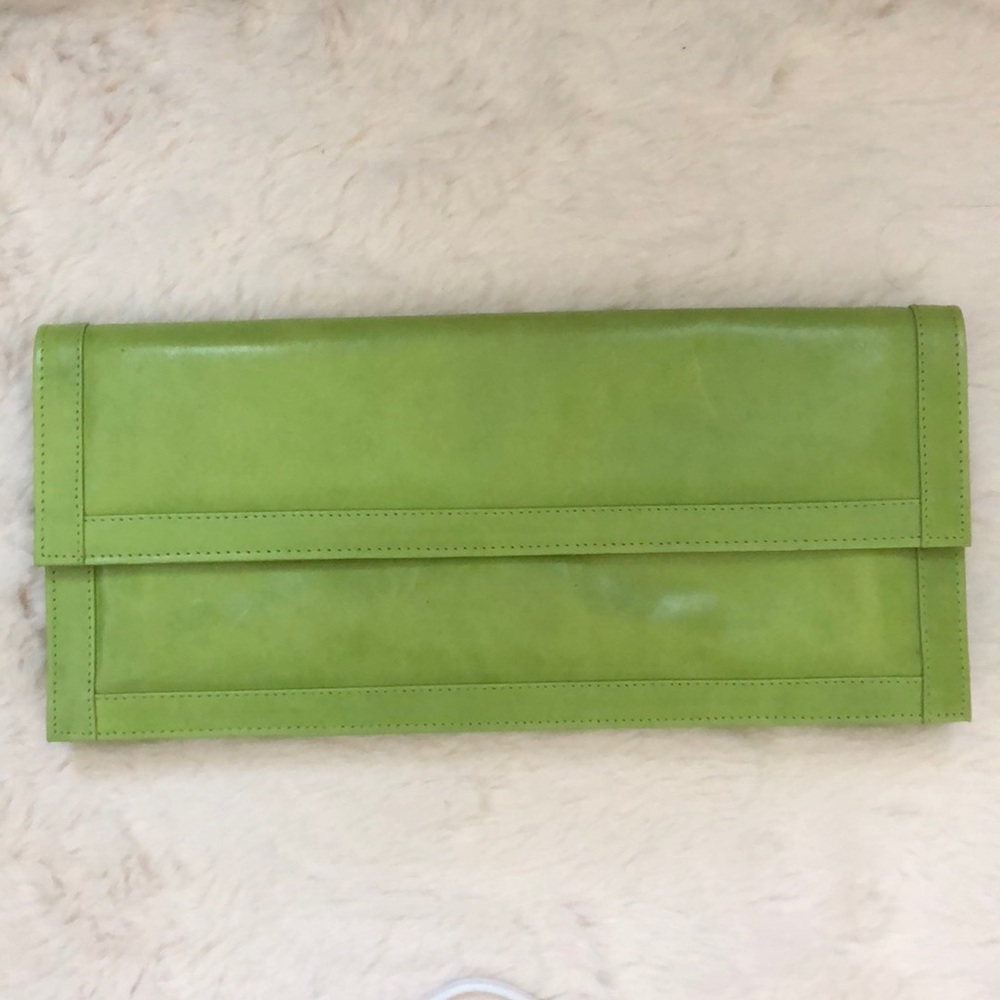 Sleek Leather clutch
